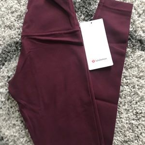 Lululemon align 28” dark adobe size 4 NWT